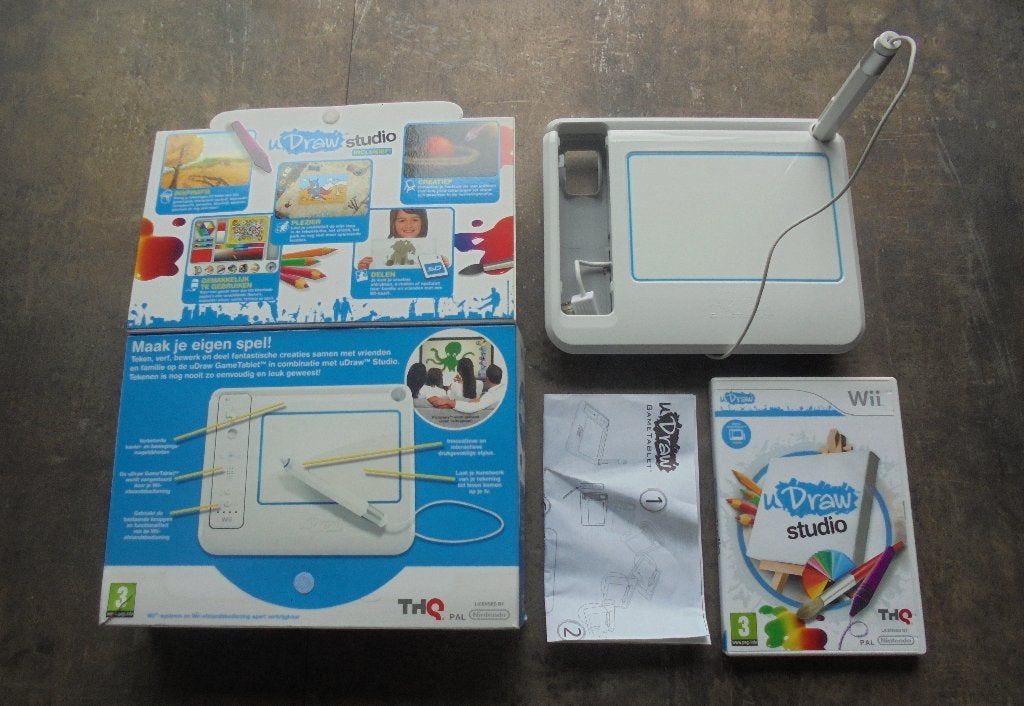 U Draw Studio + Game Pad voor Wii (zie foto's), Puzzel en Educatief, Gebruikt, 1 speler, Ophalen of Verzenden