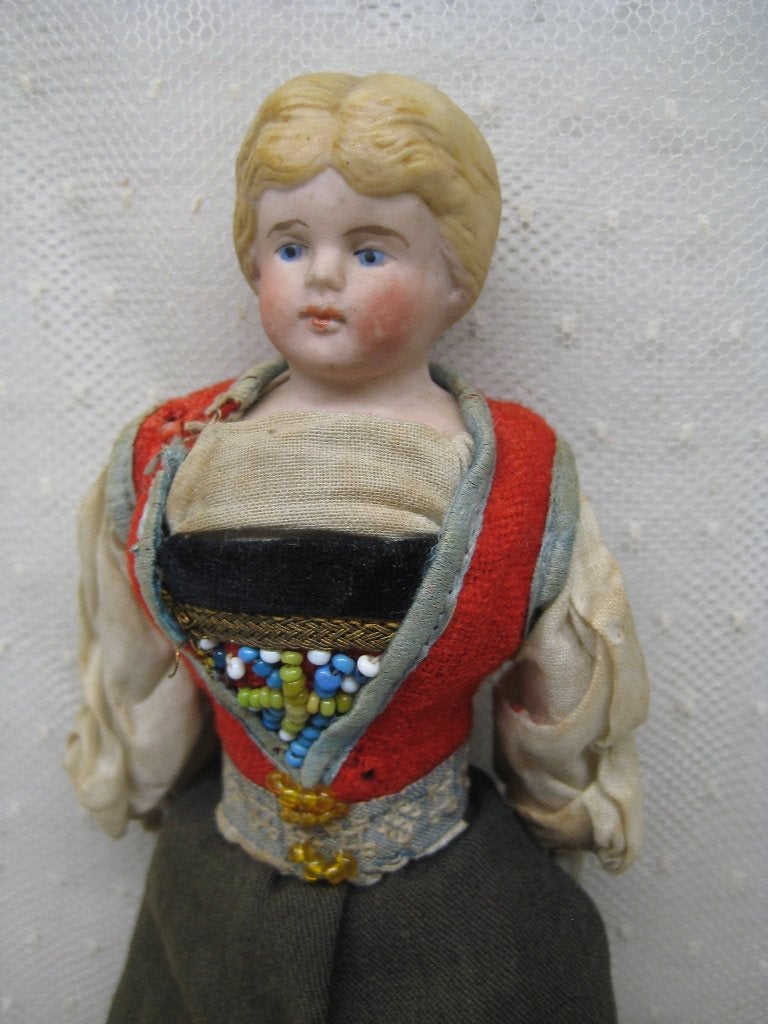 ANTIEK POPJE   2, Antiquités & Art, Antiquités | Jouets, Enlèvement ou Envoi