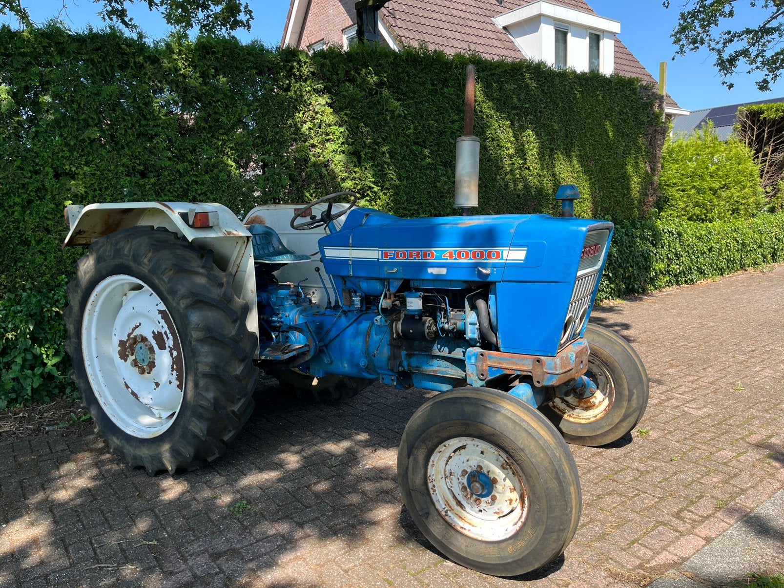 Ford 4000 met Belgische papieren, Ophalen, Ford