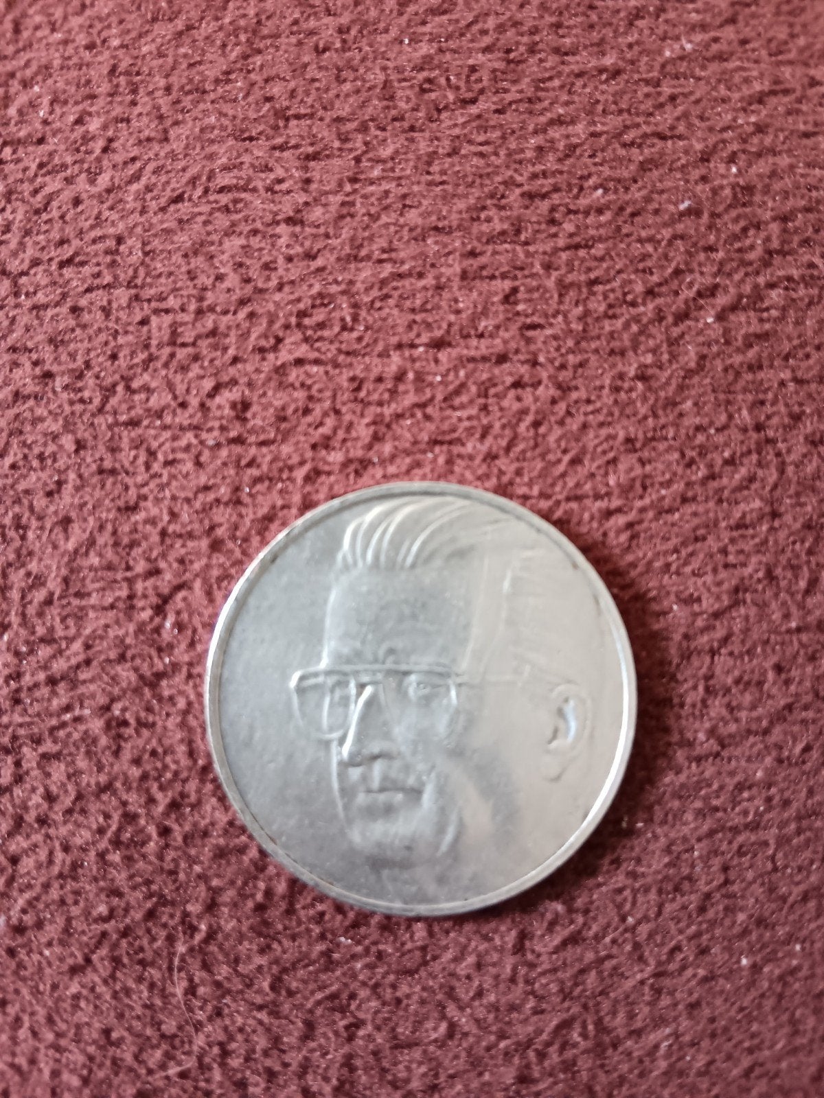 Koning Albert II zilveren muntmedaillon prijs 50€, Postzegels en Munten, Ophalen, Zilver, Zilver