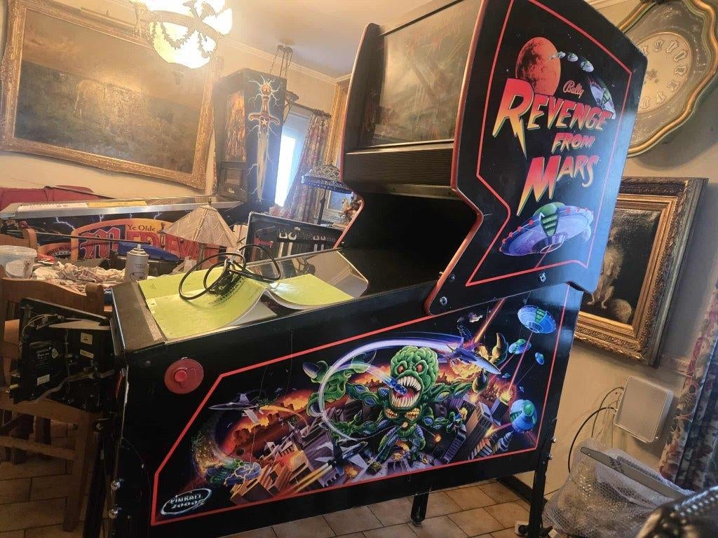 Originele Bally Revenge From Mars, Verzamelen, Ophalen, Gebruikt, Flipperkast, Bally