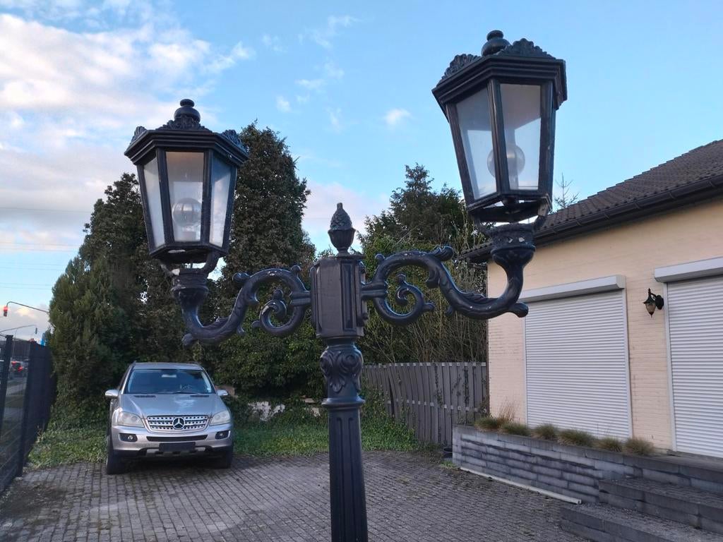 Lampadaire ancien en fonte, Enlèvement ou Envoi