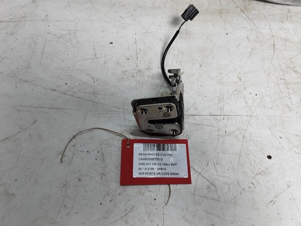 MECANISME DE VEROUILLAGE PORTE ARRIÈRE ARRIÈRE DROITE, Renault, Mevr. I. Hauben, Utilisé, Arrière