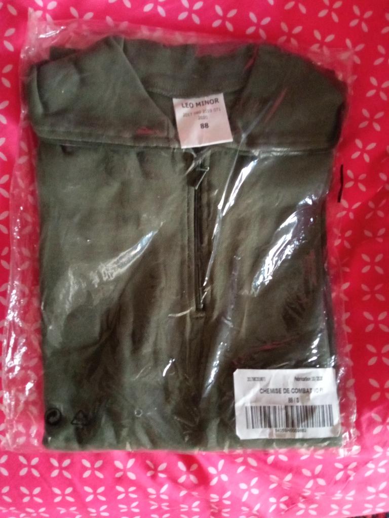 Militaria Armée Française Chemise F1, Envoi, Armée de terre, Vêtements ou Chaussures