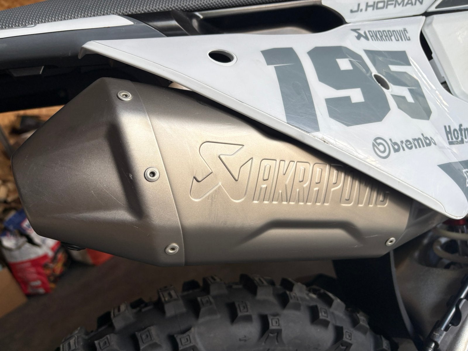 Akrapovic demper ktm/husqvarna/gasgas, Motoren, Ophalen