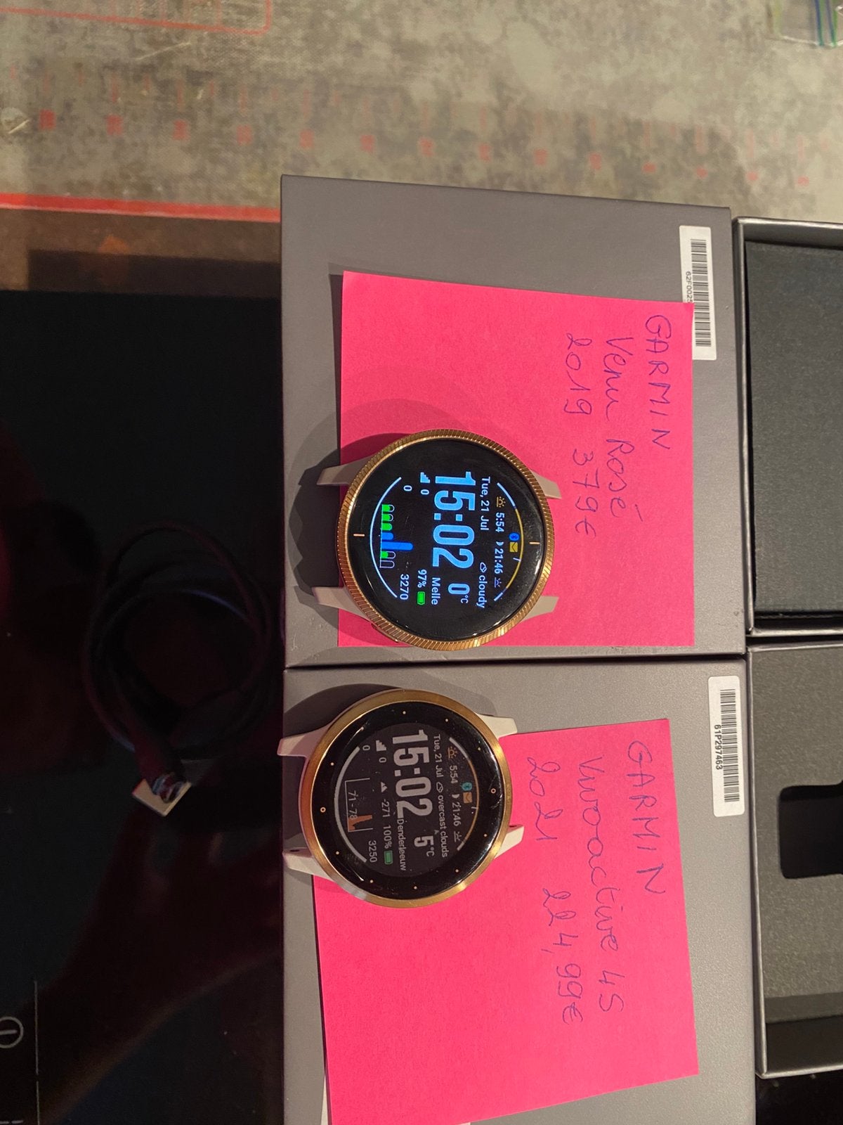 Garmin smartwatch, Handtassen en Accessoires, Smartwatches, Ophalen of Verzenden, Gebruikt