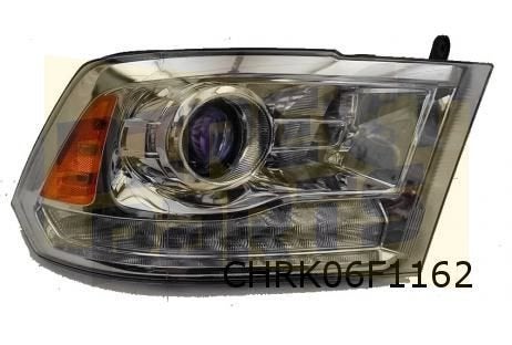 Dodge Ram (1/09-9/19) (4e generatie) koplamp Rechts (Chrome, -, Verzenden, -, Nieuw
