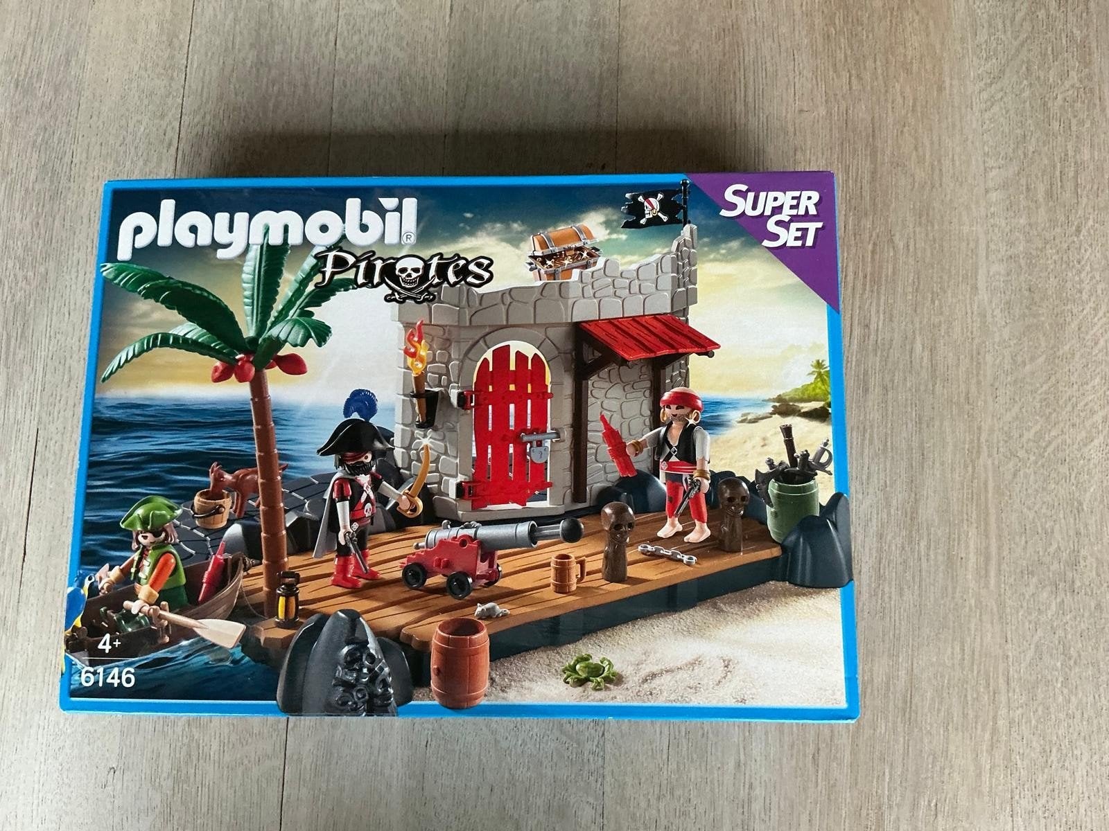 Playmobil SuperSet Piratenfort 6146, Complete set, Nieuw, Ophalen of Verzenden, Kasteel/Fort