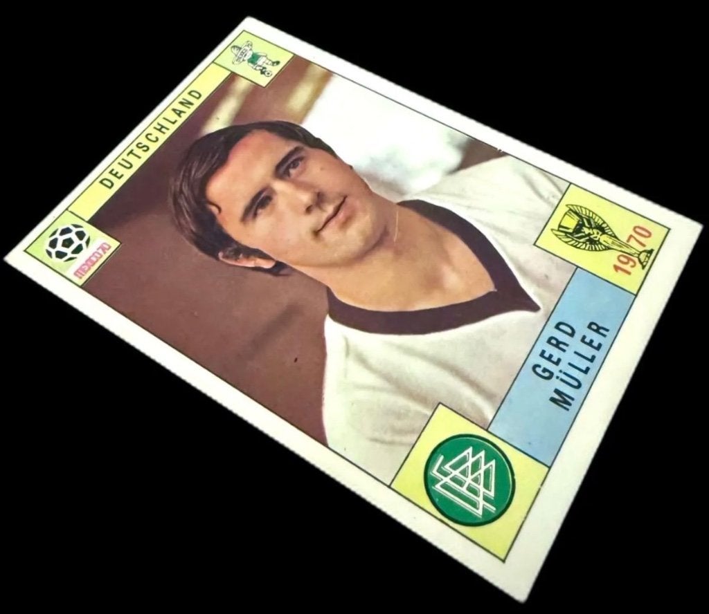 Panini WK 70 Mexico Gerd Muller Kaart Sticker 1970, Collections, Envoi, Comme neuf