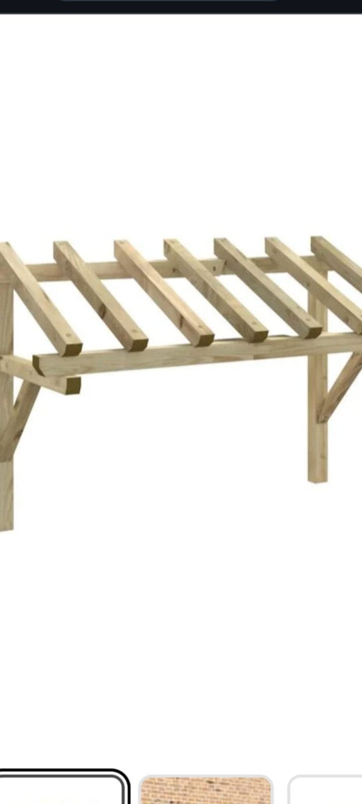 auvent de porte, Enlèvement, Neuf