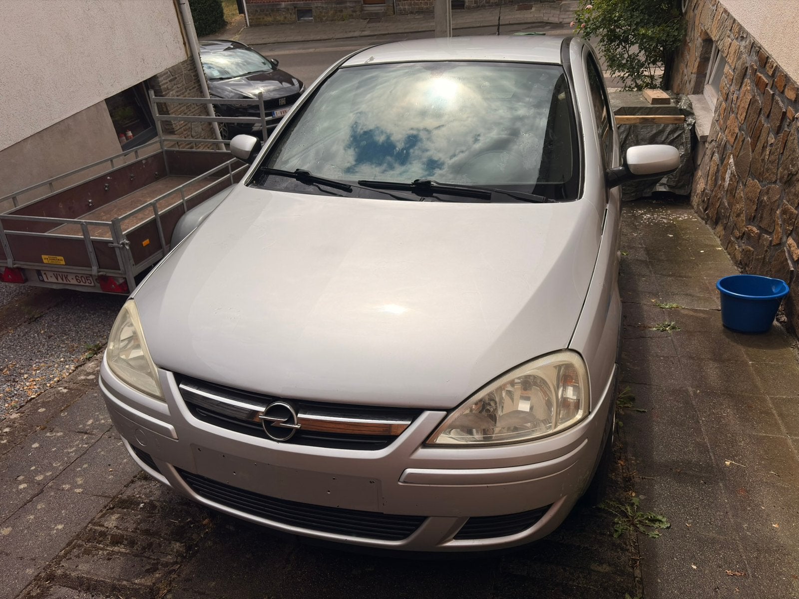 Opel Corsa C 1.0l essence, 60 cv. 141 000km, Argent ou Gris, Achat, Boîte manuelle, 99 cm³