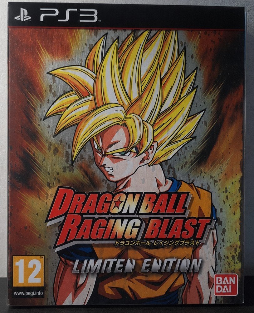 PS3 Dragon Ball Raging Blast - Limited Steelcase Collectors, Ophalen of Verzenden, Zo goed als nieuw, Vanaf 12 jaar