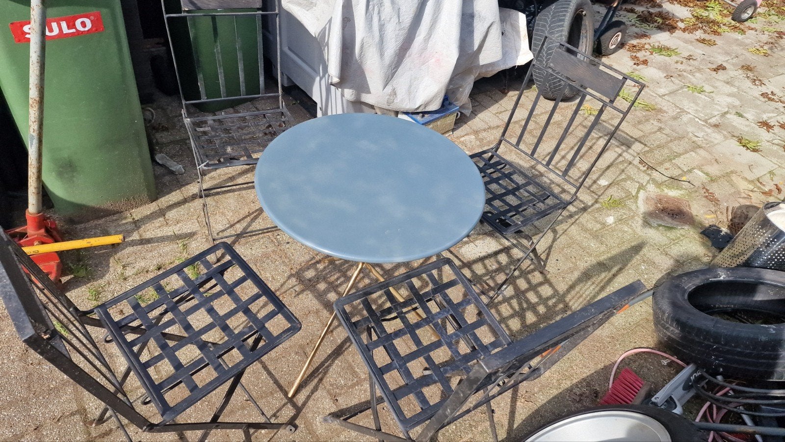 tuinset tafel +stoelen, Tuin en Terras, Ophalen, Tuinset