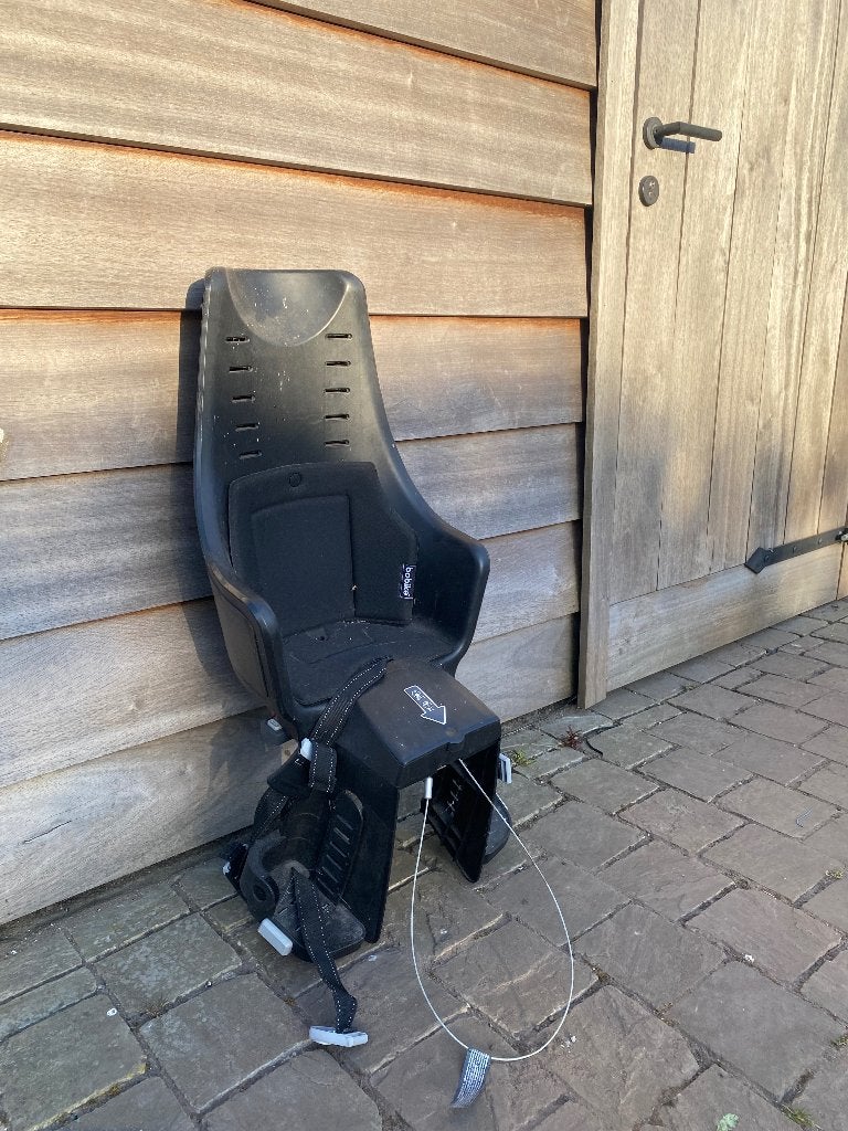 Fietsstoel, Achterzitje, Voetsteuntjes, Zo goed als nieuw, Bobike
