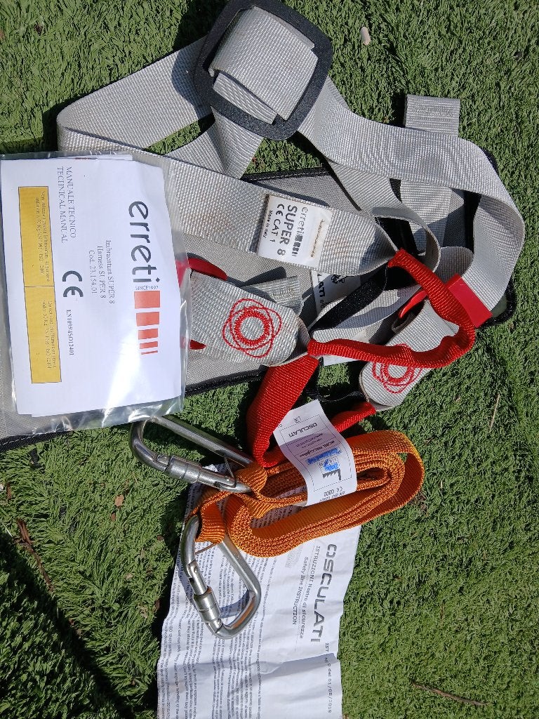veiligheidsharnas met dubbele veiligheidslijn voor zeilers, Watersport en Boten, Zeilen en Zeiltoebehoren, Zo goed als nieuw, Ophalen of Verzenden