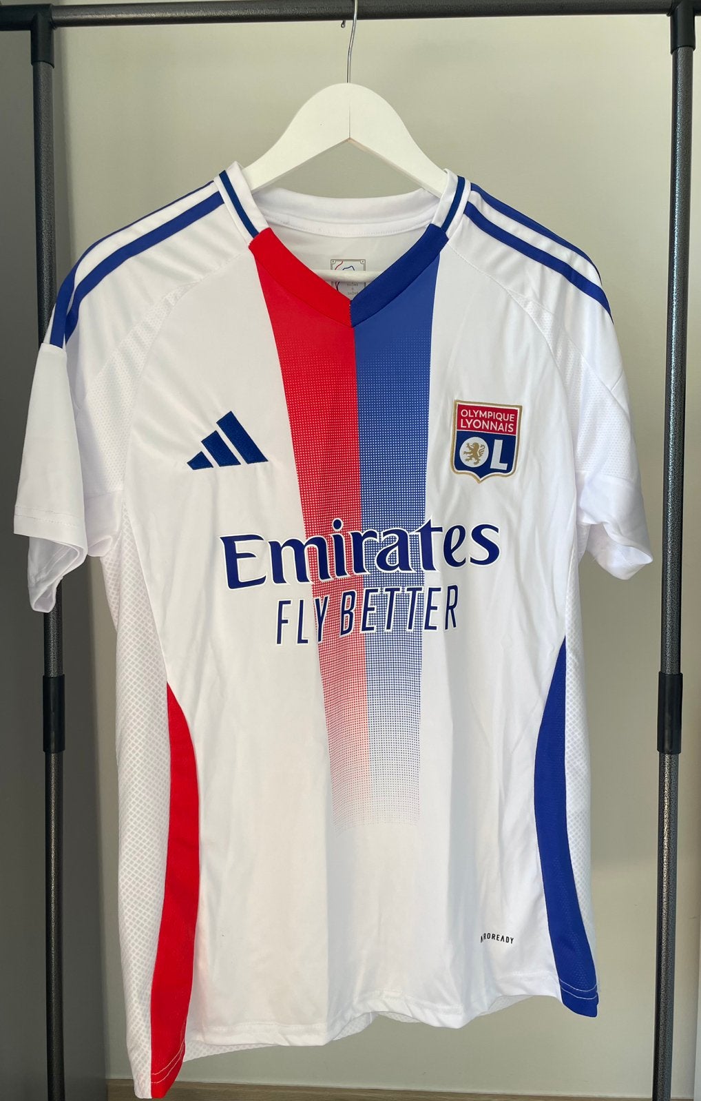Maillot de l'Olympique de Lyon 2024/25 — Taille L, Enlèvement ou Envoi, Neuf, Taille 52/54 (L), Blanc