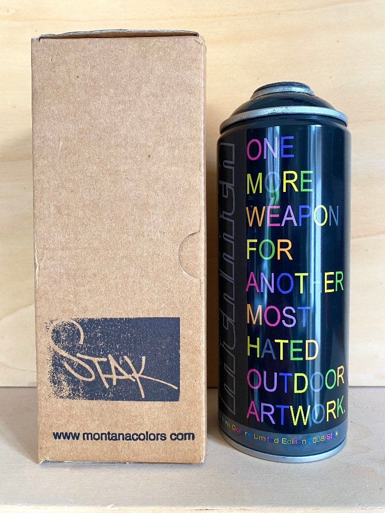 Stak MTN colors Montana paint can limited edition 2008 spray, Enlèvement ou Envoi