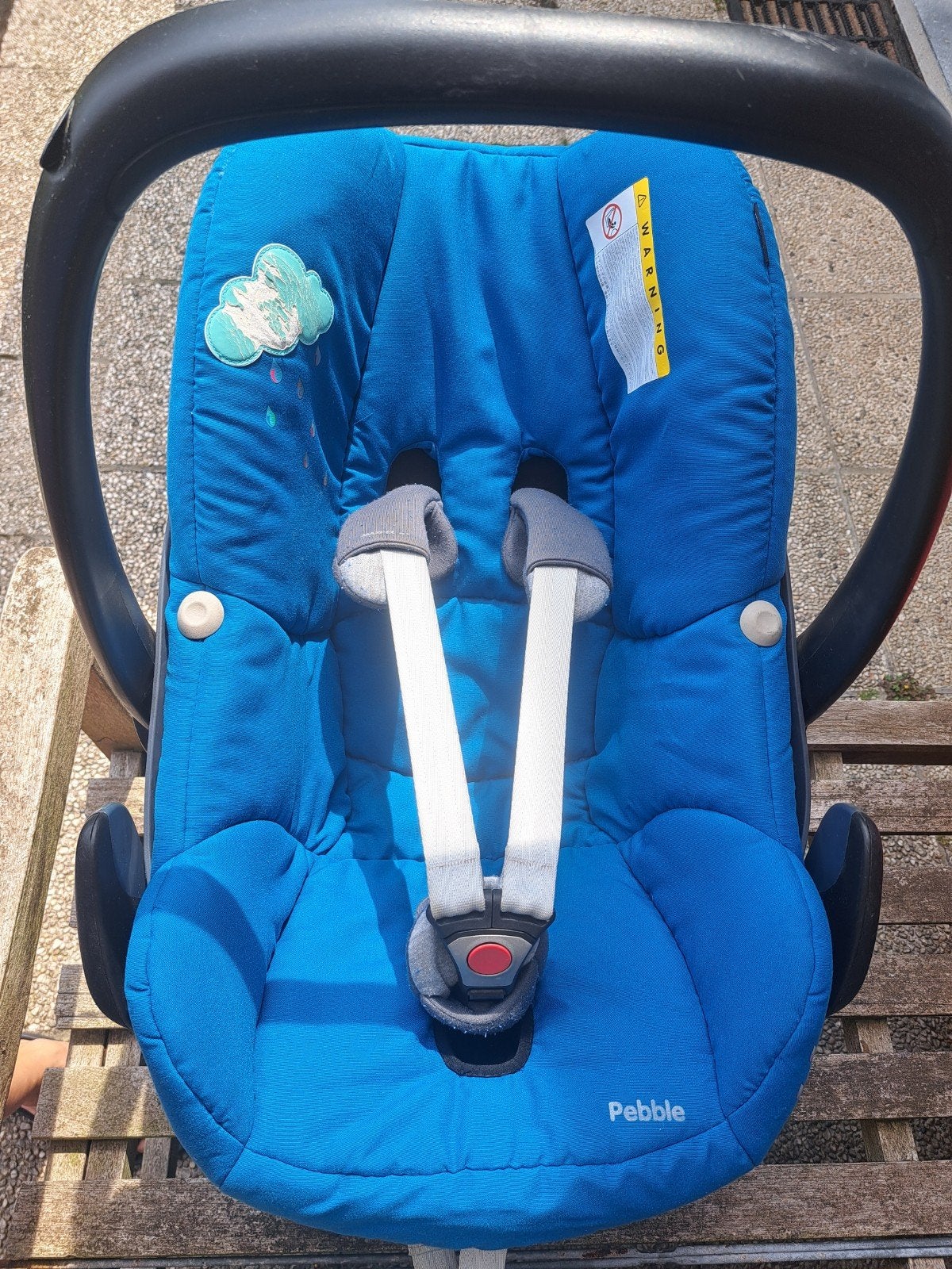 Maxi Cosi Pebble inclusief FamilyFix, Ophalen, Autogordel of Isofix, Gebruikt, Afneembare rugleuning