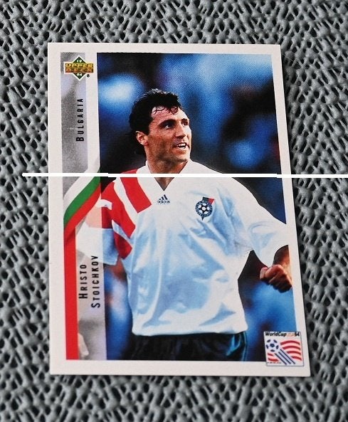 Upper deck  Coupe du monde USA 94/ Bulgaria Hristo Stoichkov, Envoi, Neuf, Affiche, Image ou Autocollant