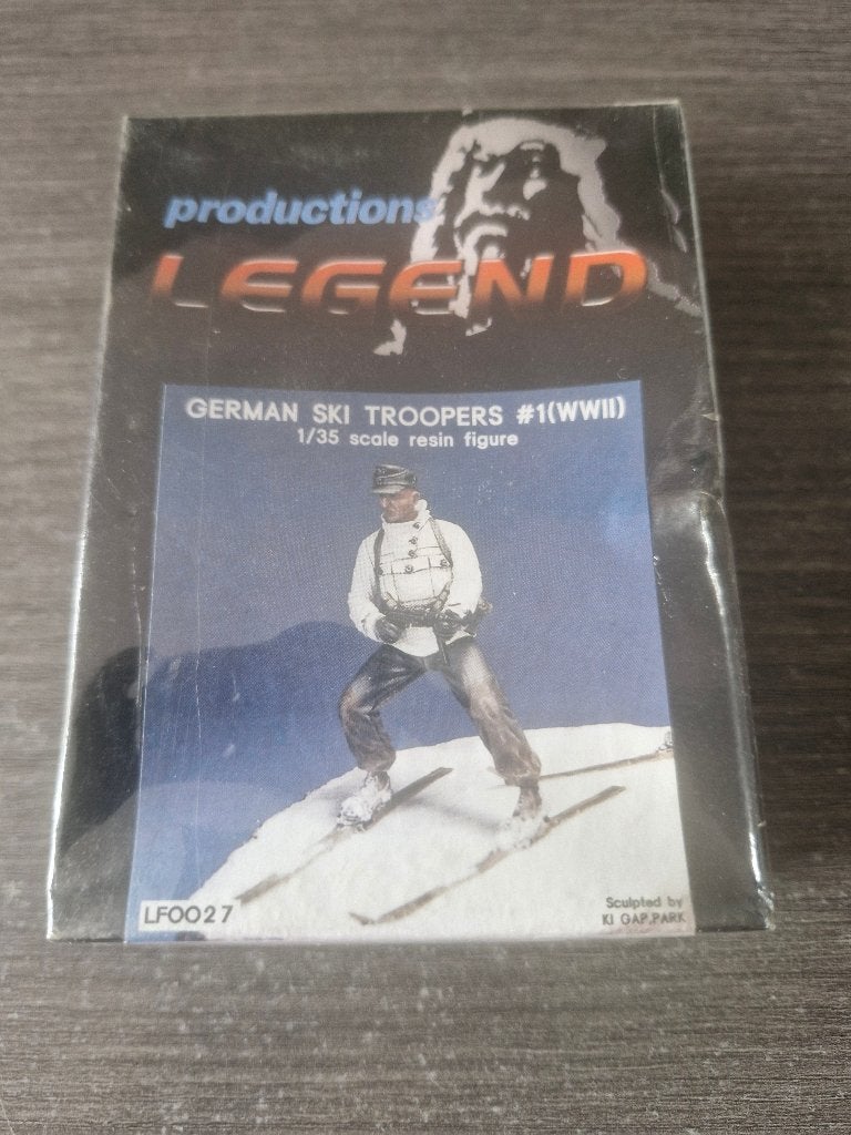 Legend 1/35 German Ski Troopers #1 WWII, Hobby & Loisirs créatifs, Enlèvement ou Envoi, Neuf, 1:35 à 1:50, Personnage ou Figurines