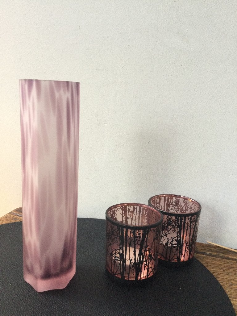 Elégant vase en pâte de verre, Antiquités & Art, Enlèvement