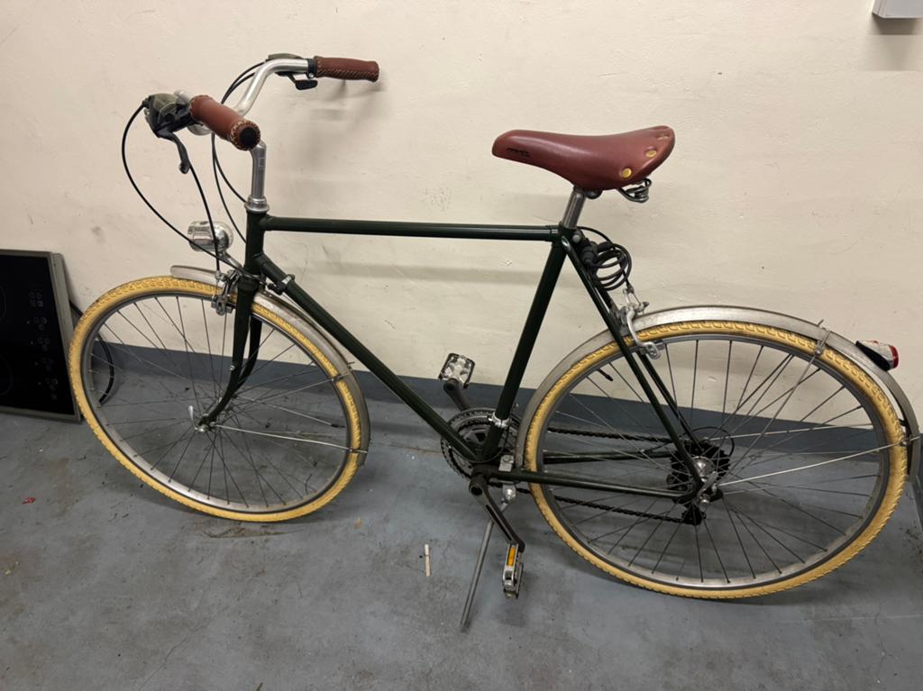 Herenfiets, Ophalen, Gebruikt
