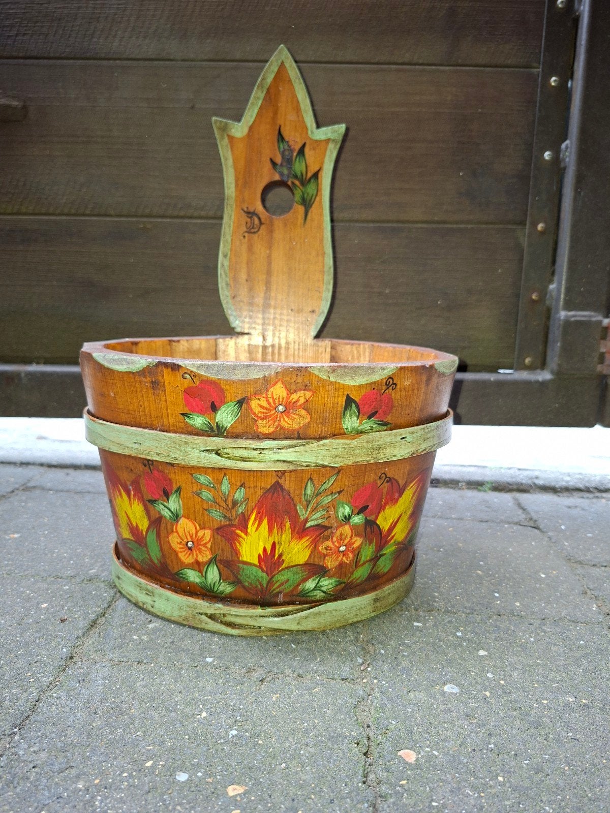 pot en bois ancien, Enlèvement ou Envoi