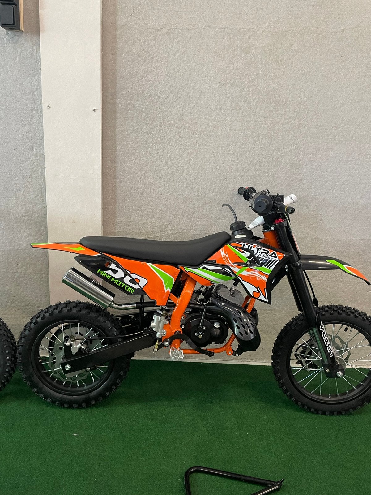 Nieuwe Ultra 49CC kickstart benzine kinder crossmotoren, Ophalen, Nieuw, Schijfrem, 49 cc