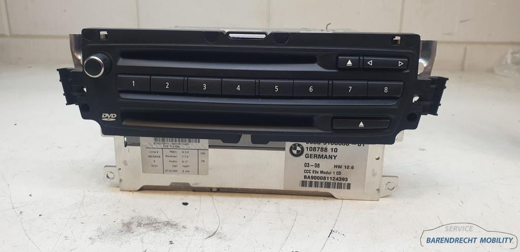 CCC Navigatie module E90 3 serie BMW professional 9185536 DV, Auto-onderdelen, Dashboard en Schakelaars, BMW, Gebruikt