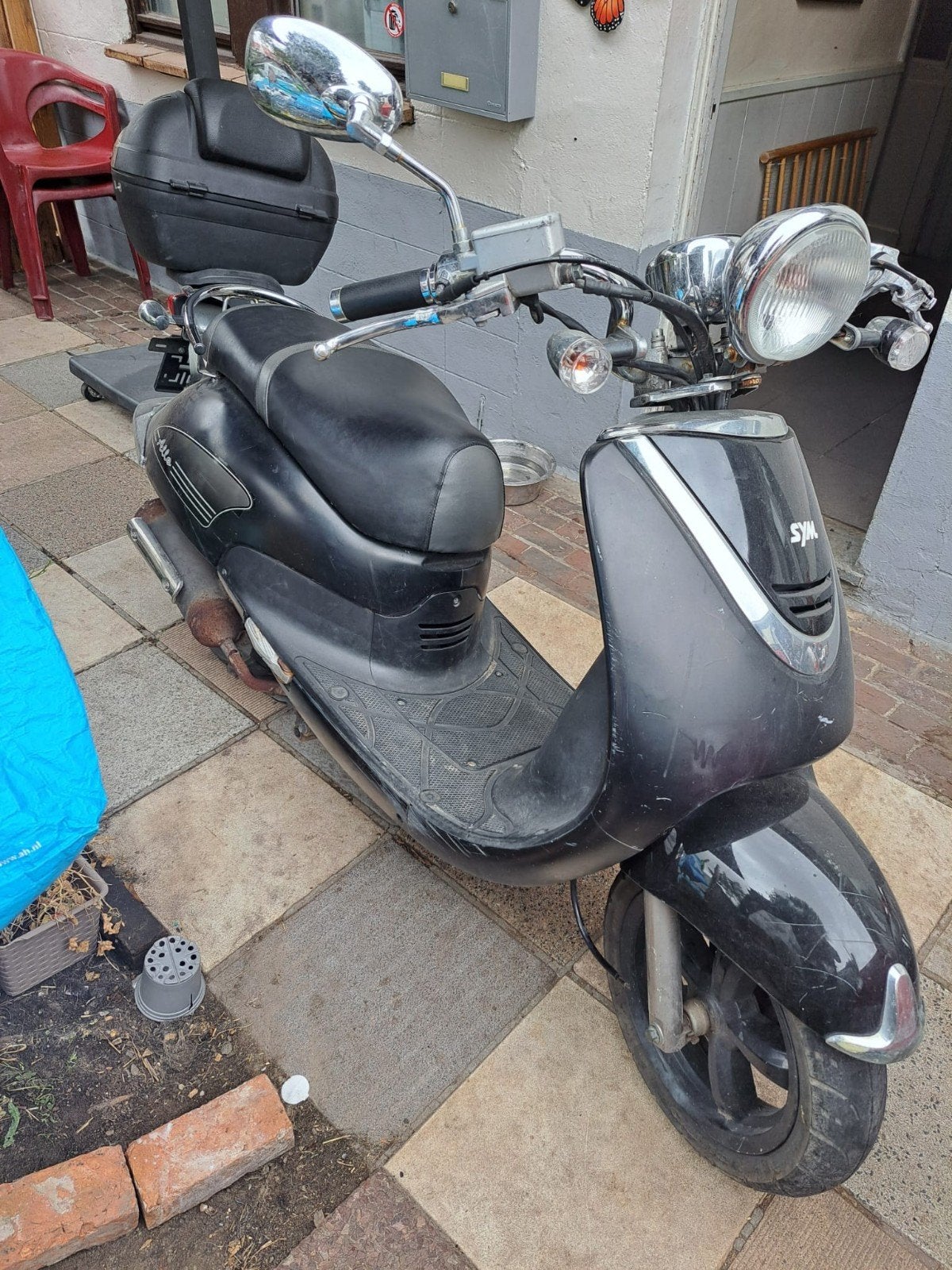 sym allo 50cc klasse A, Ophalen, Allo