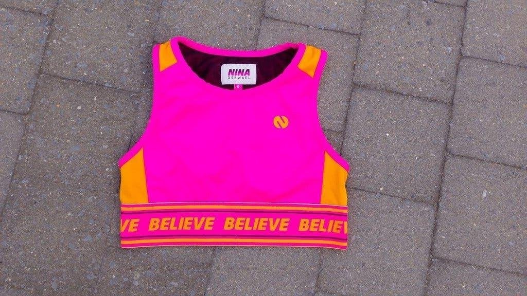 sport BH Nina Derwael maat S, Kleding | Dames, Sportkleding, Ophalen of Verzenden, Maat 36 (S)