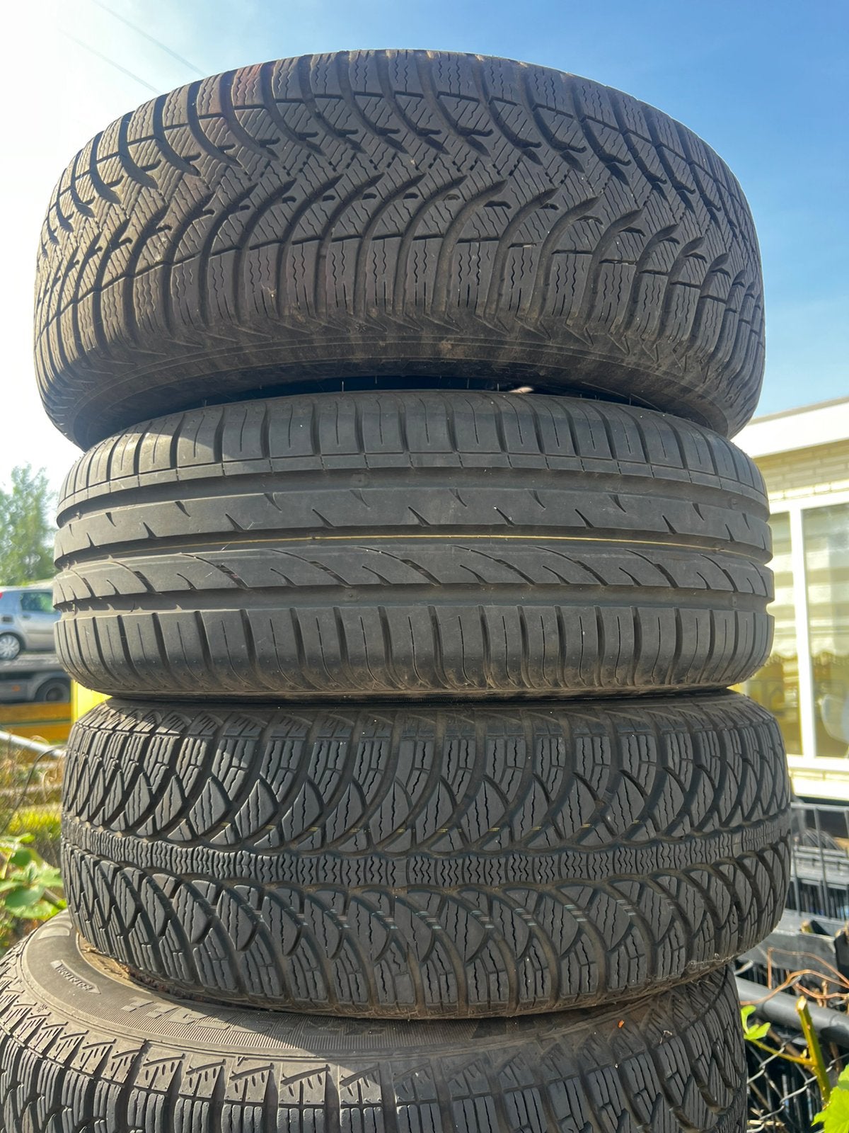 Gratis banden op velg, Auto-onderdelen, Ophalen, Gebruikt, 15 inch, Banden en Velgen