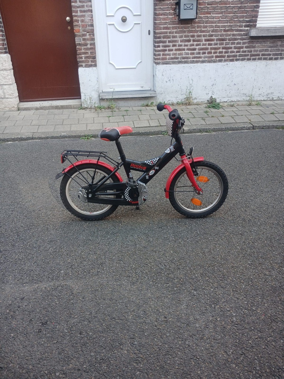 fiets, Fietsen en Brommers, Fietsen | Kinderfietsjes, Ophalen, Zo goed als nieuw, Schijfrem, Minder dan 16 inch