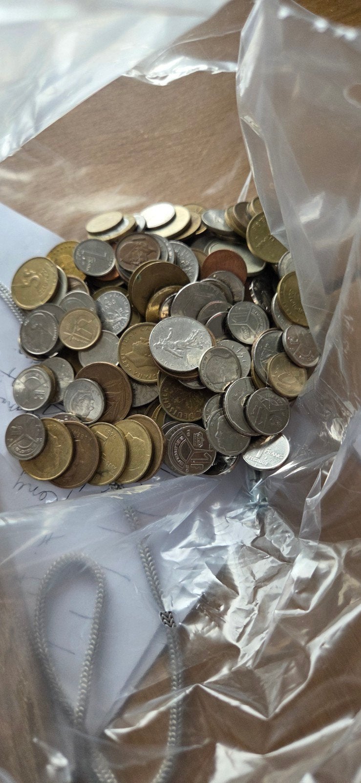 lot de 700g de pièces anciennes belge et quelques françaises, Envoi, Monnaie