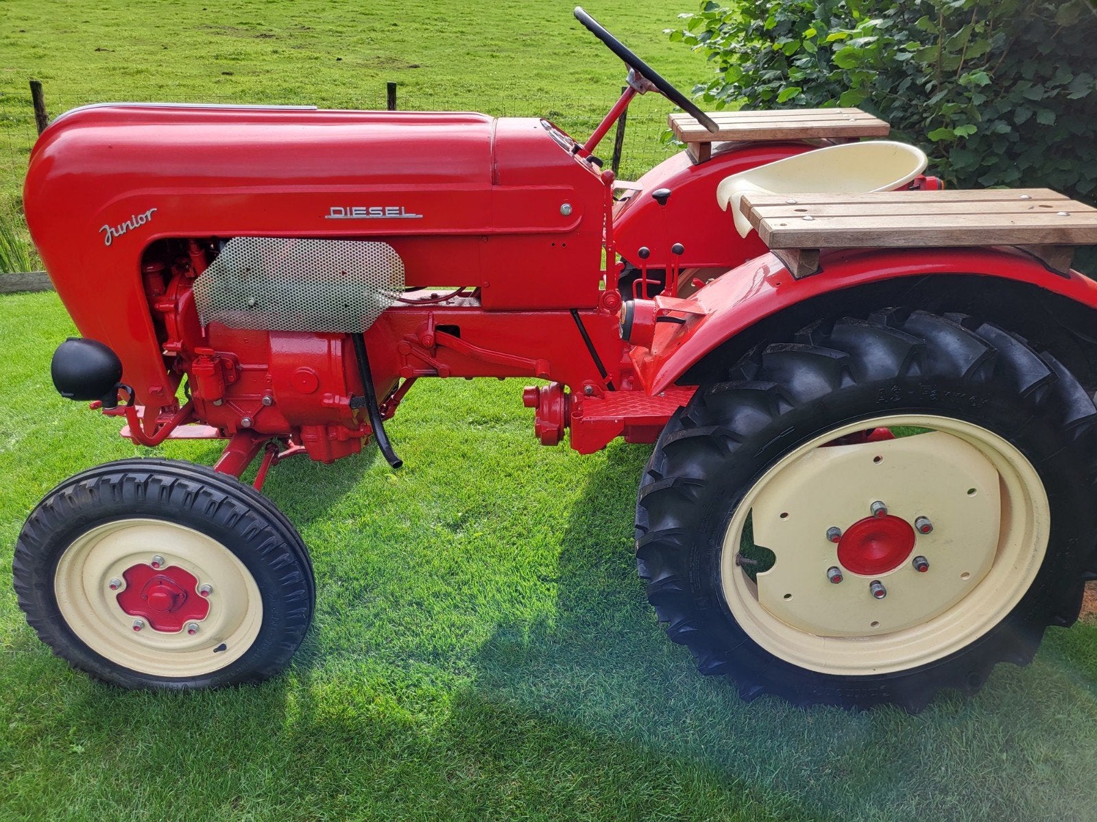 porsche tractor junior, Ophalen