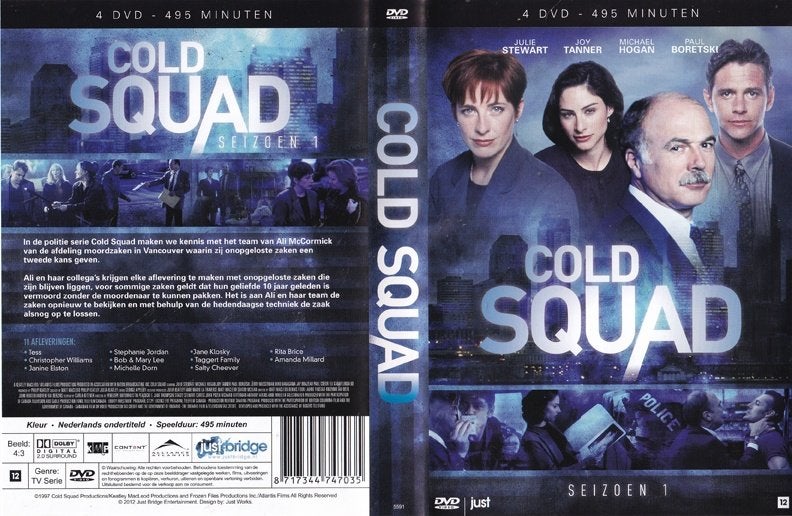 Cold Squad - seizoen 1, Cd's en Dvd's, Dvd's | Thrillers en Misdaad, Zo goed als nieuw, Detective en Krimi, Boxset, Vanaf 12 jaar