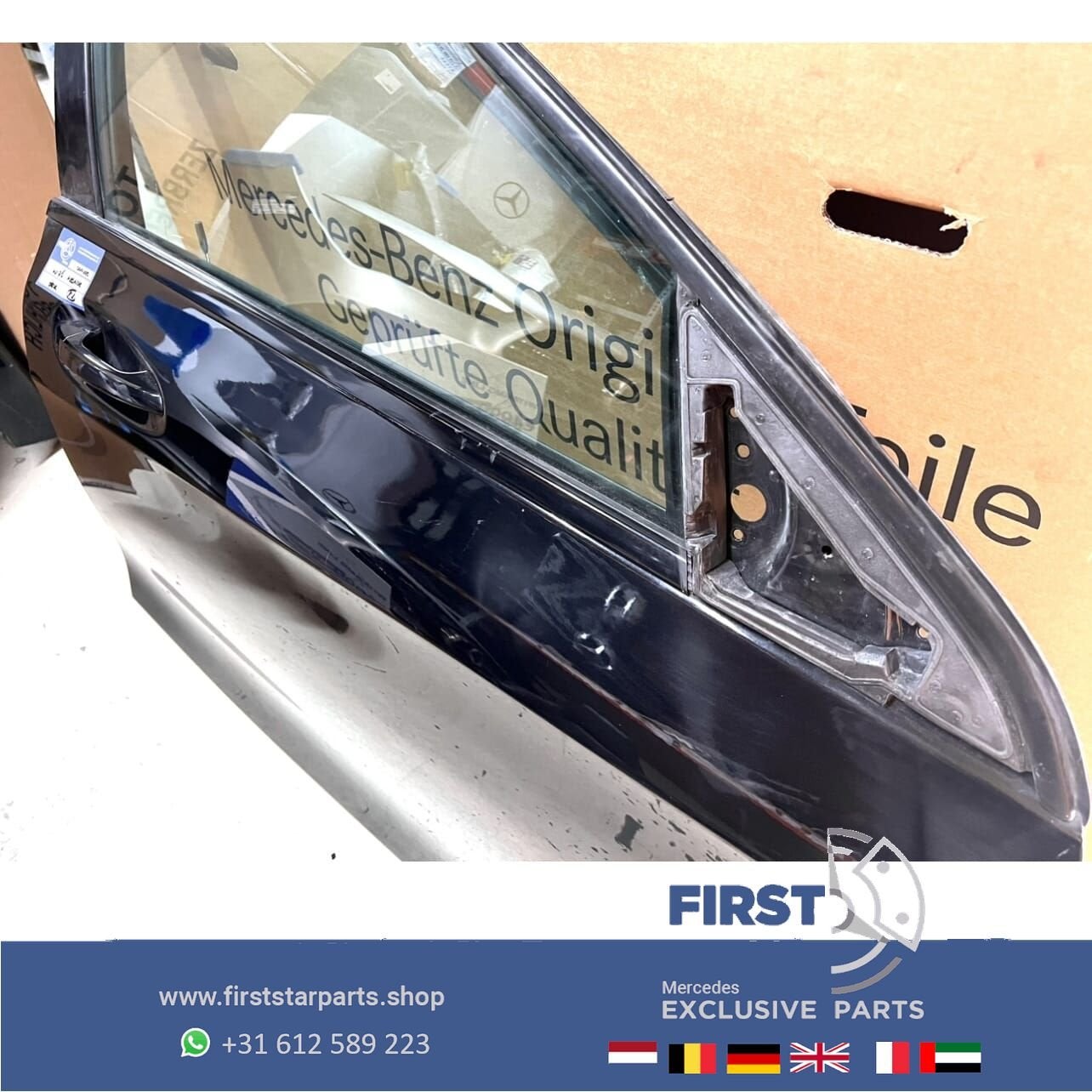 W176 PORTIER RECHTS ZWART COMPLEET Mercedes A KLASSE 2012-20, Utilisé, Porte, Avant, -