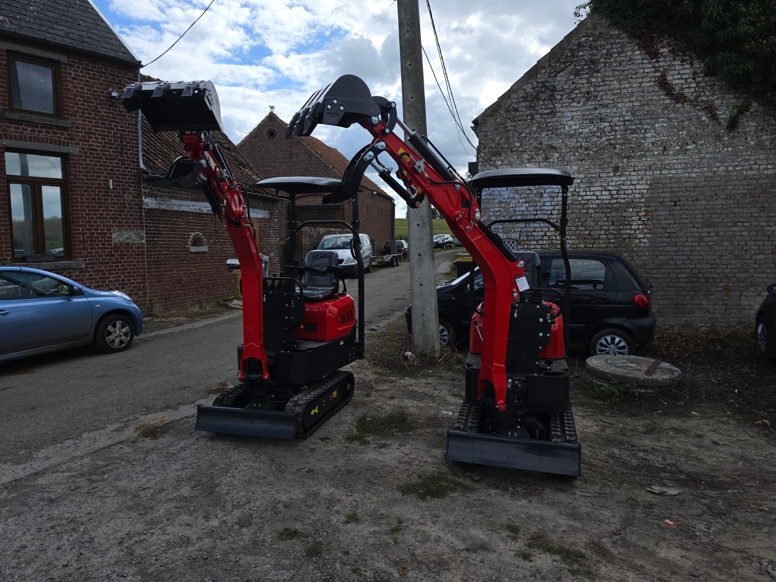 mini pelle Nuoman 1t2, Enlèvement ou Envoi, Excavatrice
