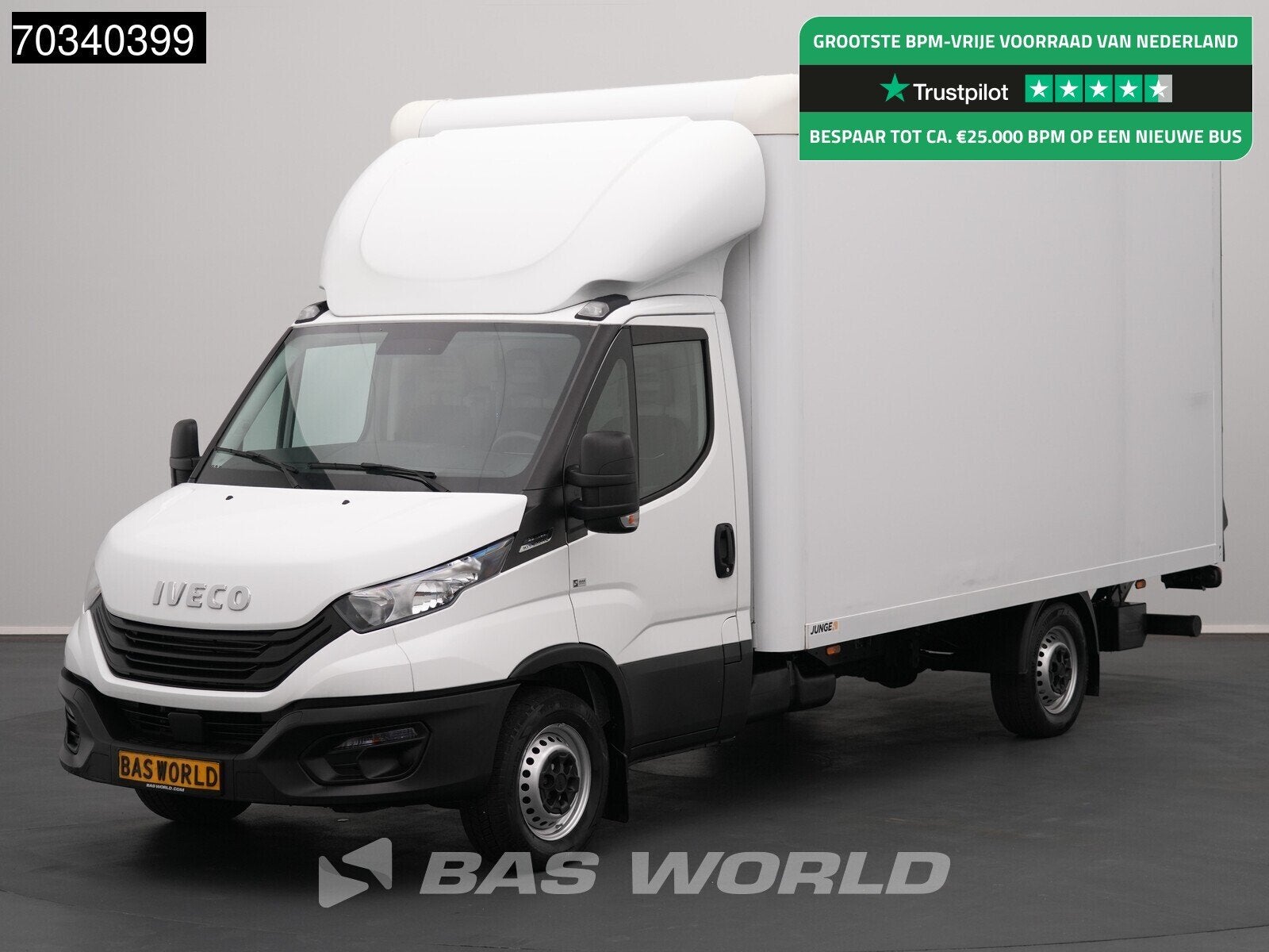 Iveco Daily 35S16 Automaat Bakwagen Laadklep AC/Climate Came, Automaat, Stof, Gebruikt, Euro 6