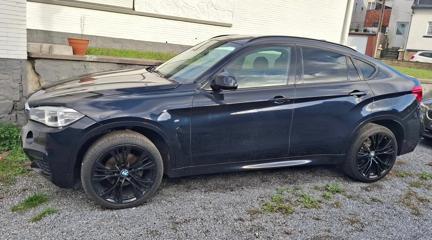 Bmw X6 Pack M 3.0d xdrive 2017  208.000km march ou export, Cuir, Achat, Entreprise, Noir