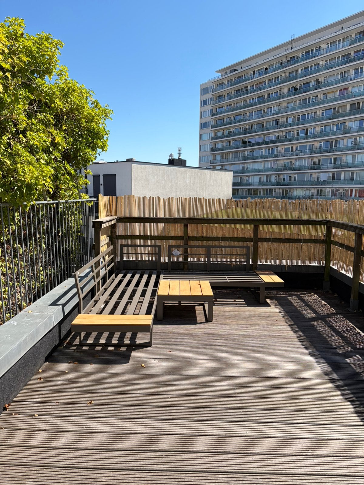 Ruime lounge hoekset– nooit gebruikt + gratis beschermhoes, Jardin & Terrasse, Ensembles de jardin, Enlèvement, Comme neuf, 5 places