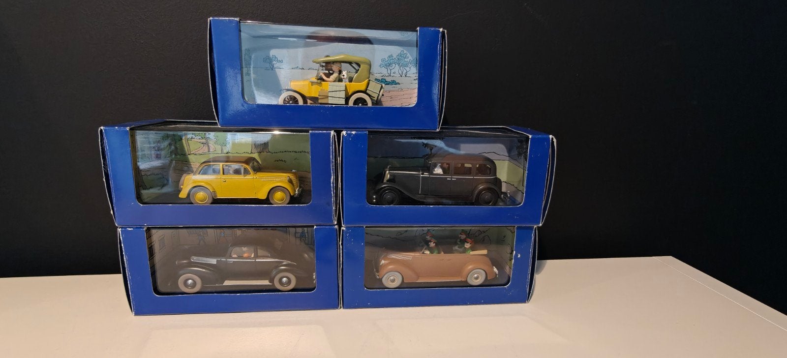 1:43 Kuifje auto's Atlas/Moulinsart, Ophalen of Verzenden
