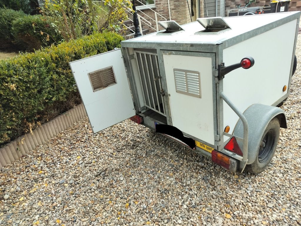 hondenaanhangwagen, Enlèvement, Comme neuf