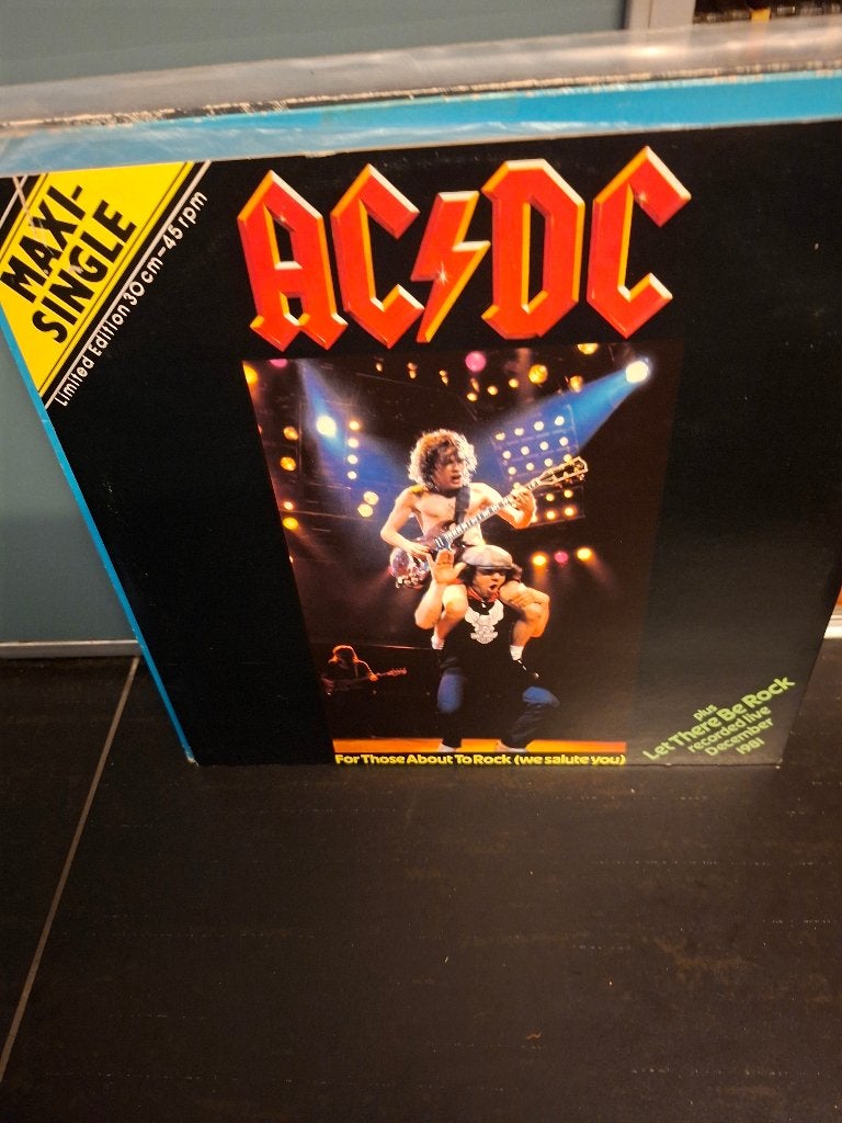 12" - ac/dc - for those about to rock - vak 5, Gebruikt, Ophalen of Verzenden, Hardrock, 12 inch