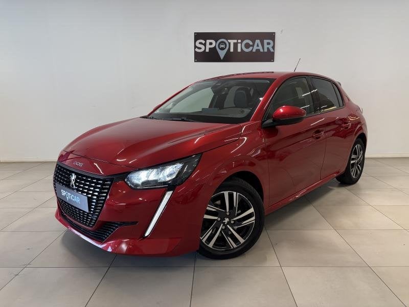 Peugeot 208 Allure - GPS - CAMERA - BOITE AUTO, Rouge, Achat, Euro 6, Noir