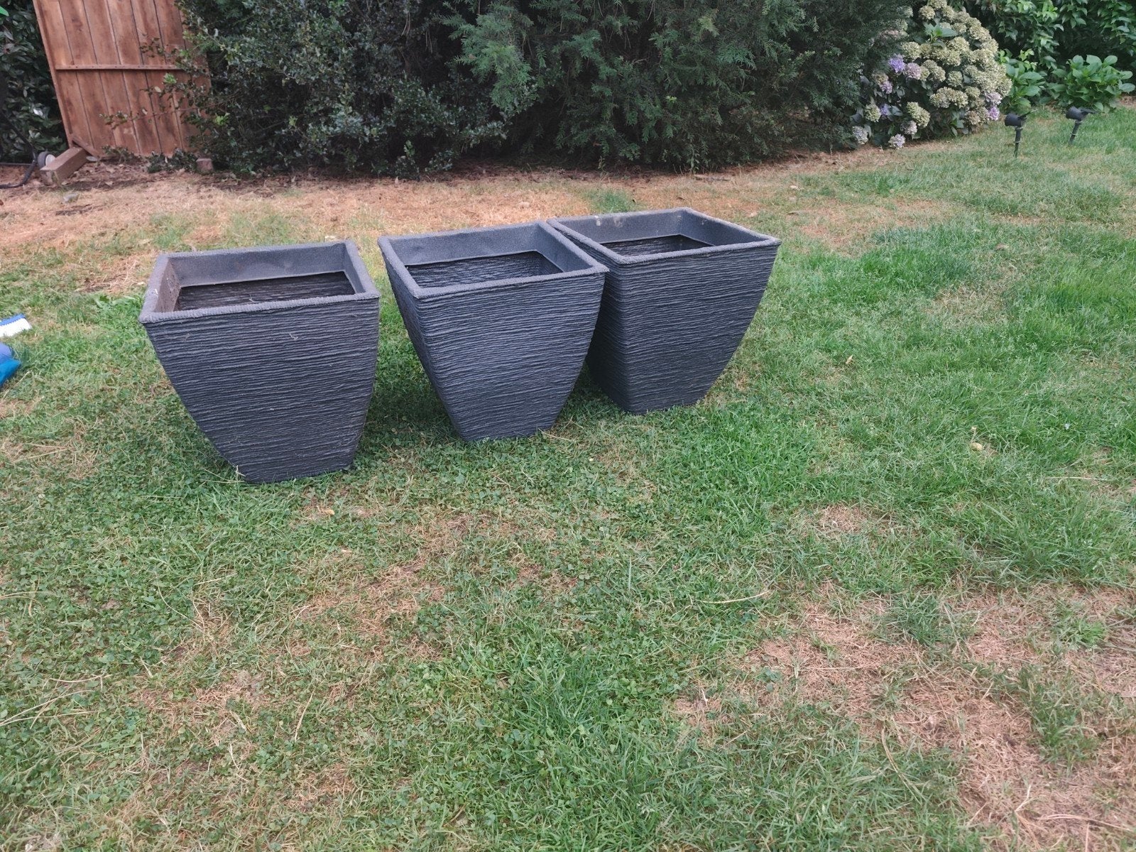 bacs à fleurs (14 pièces disponibles avec vaisselle), Enlèvement, Carré