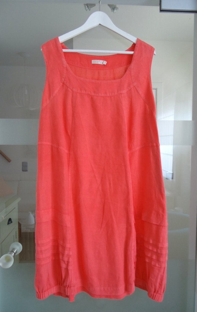 Robe couleur corail, Liberty island, Enlèvement ou Envoi, Porté, Taille 46/48 (XL) ou plus grande