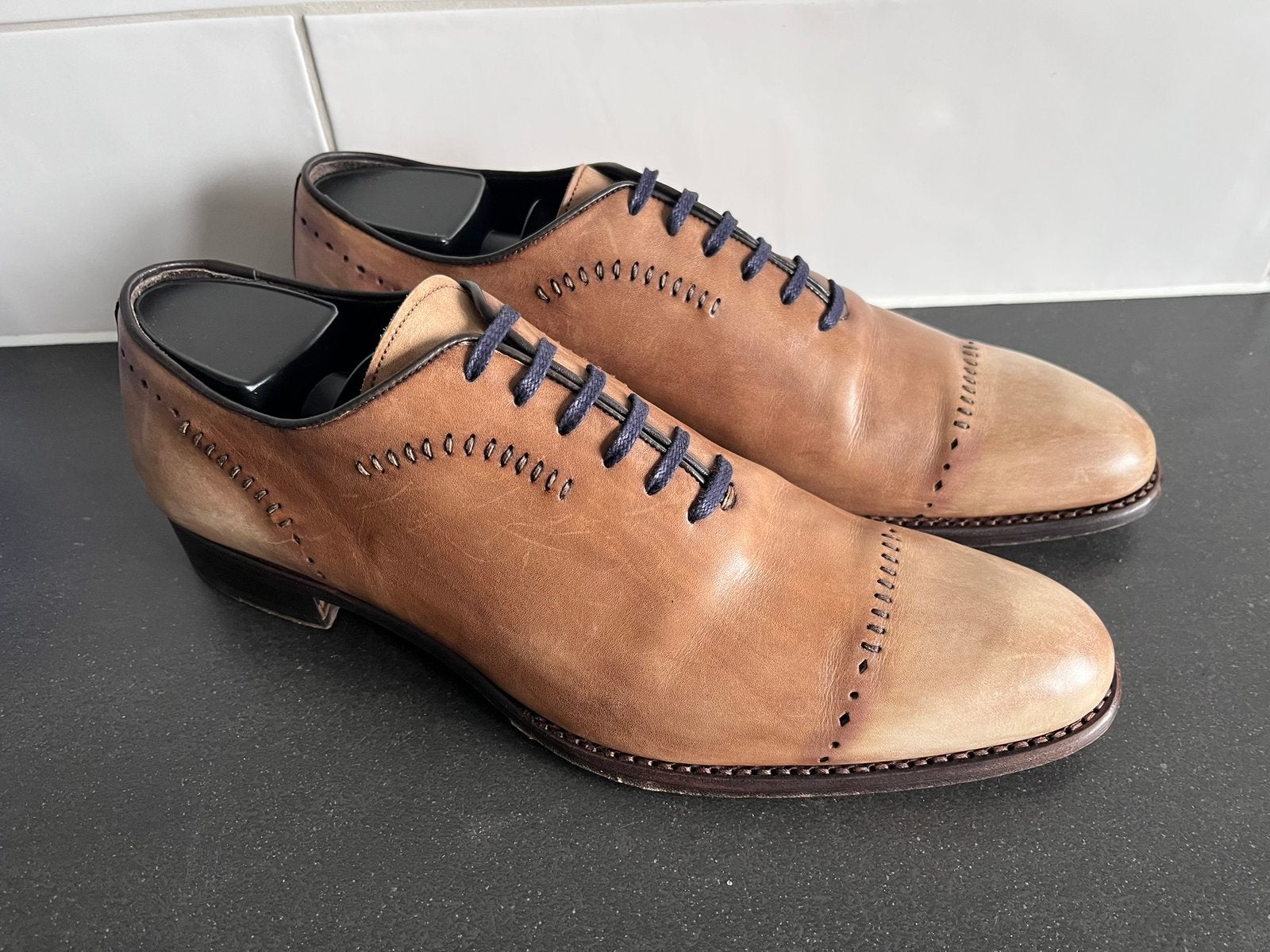 Harris herenschoenen maat 8.5 / 42.5, Kleding | Heren, Schoenen, Ophalen of Verzenden, Zo goed als nieuw, Overige kleuren, Veterschoenen