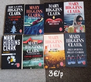 thriller M H Clark 3€poche/p  8€ /p Gd formats  TBE, Enlèvement ou Envoi, Comme neuf, Mary Higgins Clark, Europe autre