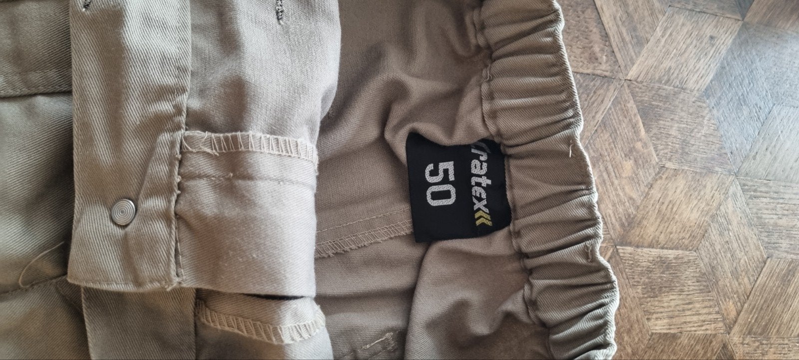 Cratex short, Ophalen, Maat 48/50 (M), Beige, Cratex